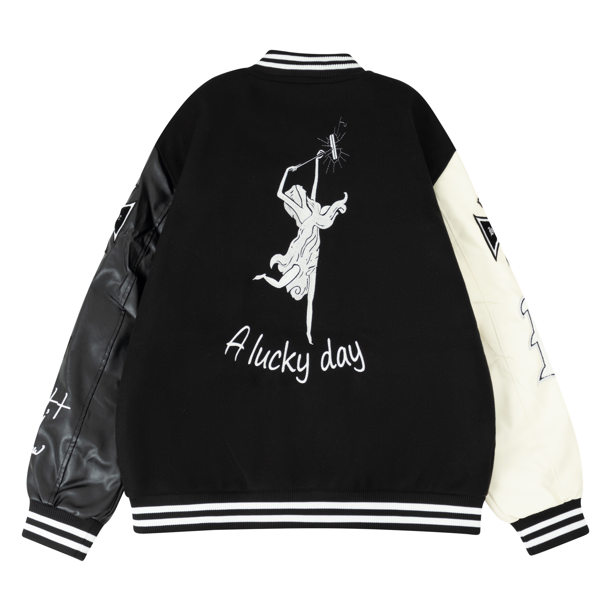 Men's Plush Inner Bomber Jacke - Varsity Jacket Wool incelemesi ve fiyatı