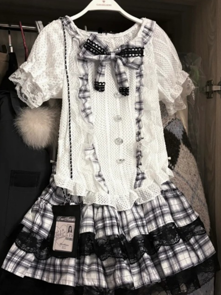 Japanese Sweet Preppy Style 2  - Vintage Fashion Style Female incelemesi ve fiyatı
