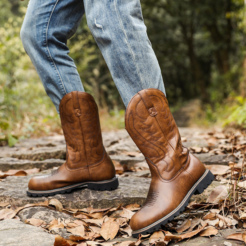 Men's Boots Classic Handmade E - Vintage Fashion Boots incelemesi ve fiyatı