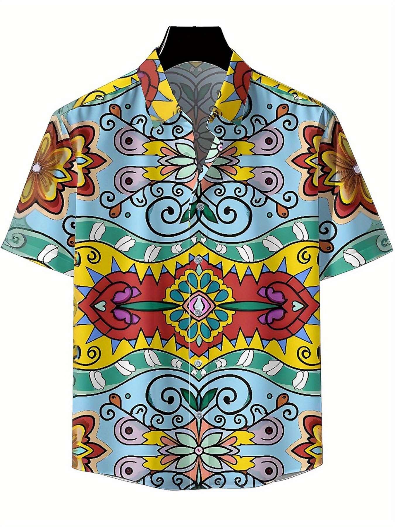 Men's Plus Size Hawaiian Shirt - Printed Floral Shirt incelemesi ve fiyatı