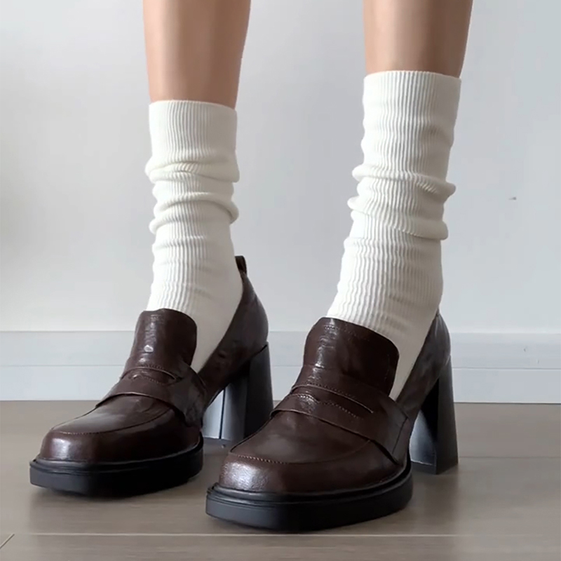 College Style Women Loafer Sho - Vintage Fashion Style Female incelemesi ve fiyatı
