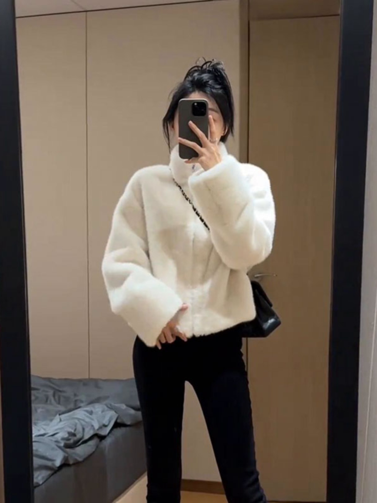 Lamb Wool Jacket New In Outerw - Varsity Jacket Wool incelemesi ve fiyatı