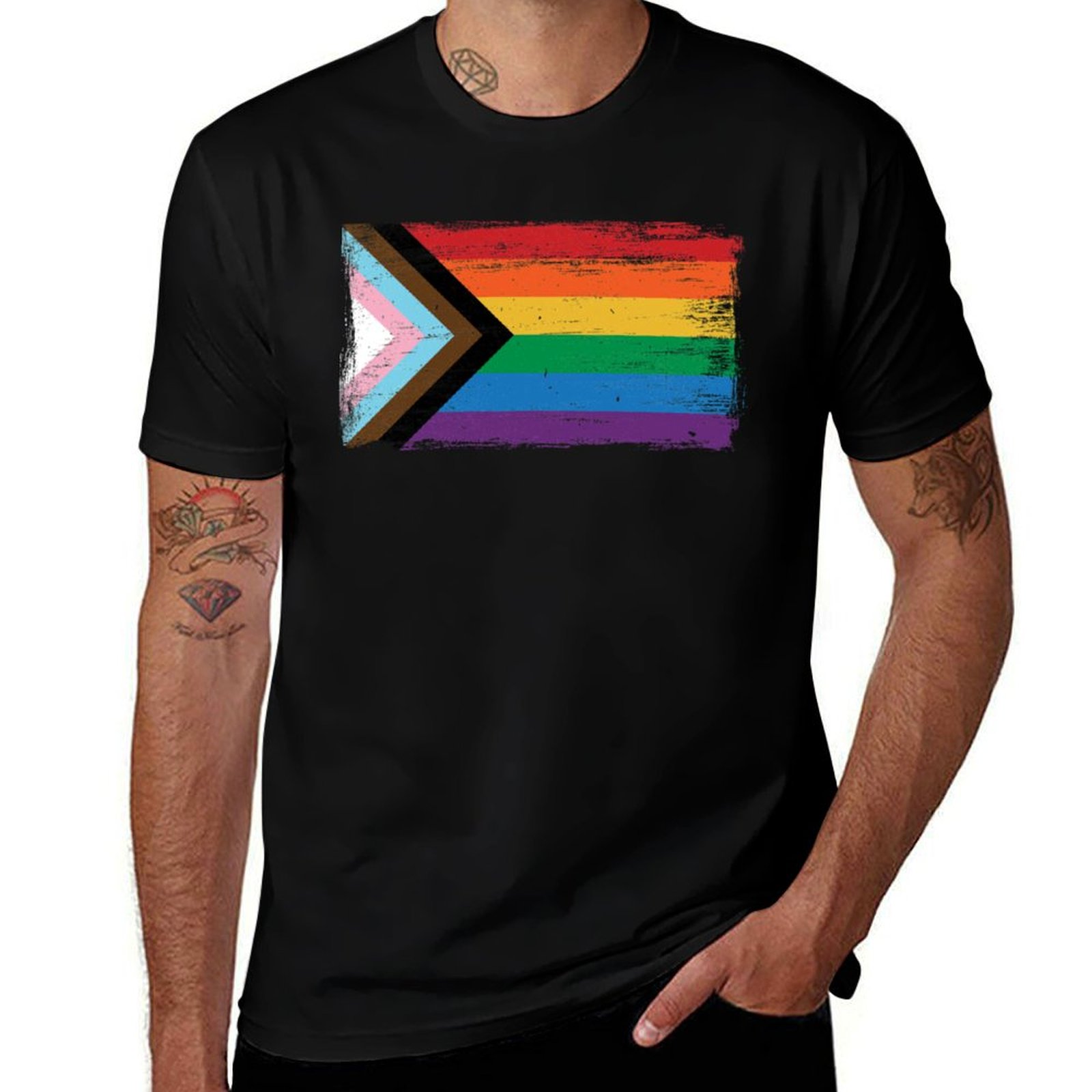 LGBTQ - Progress Pride Flag -  - Vintage Queer Fashion incelemesi ve fiyatı