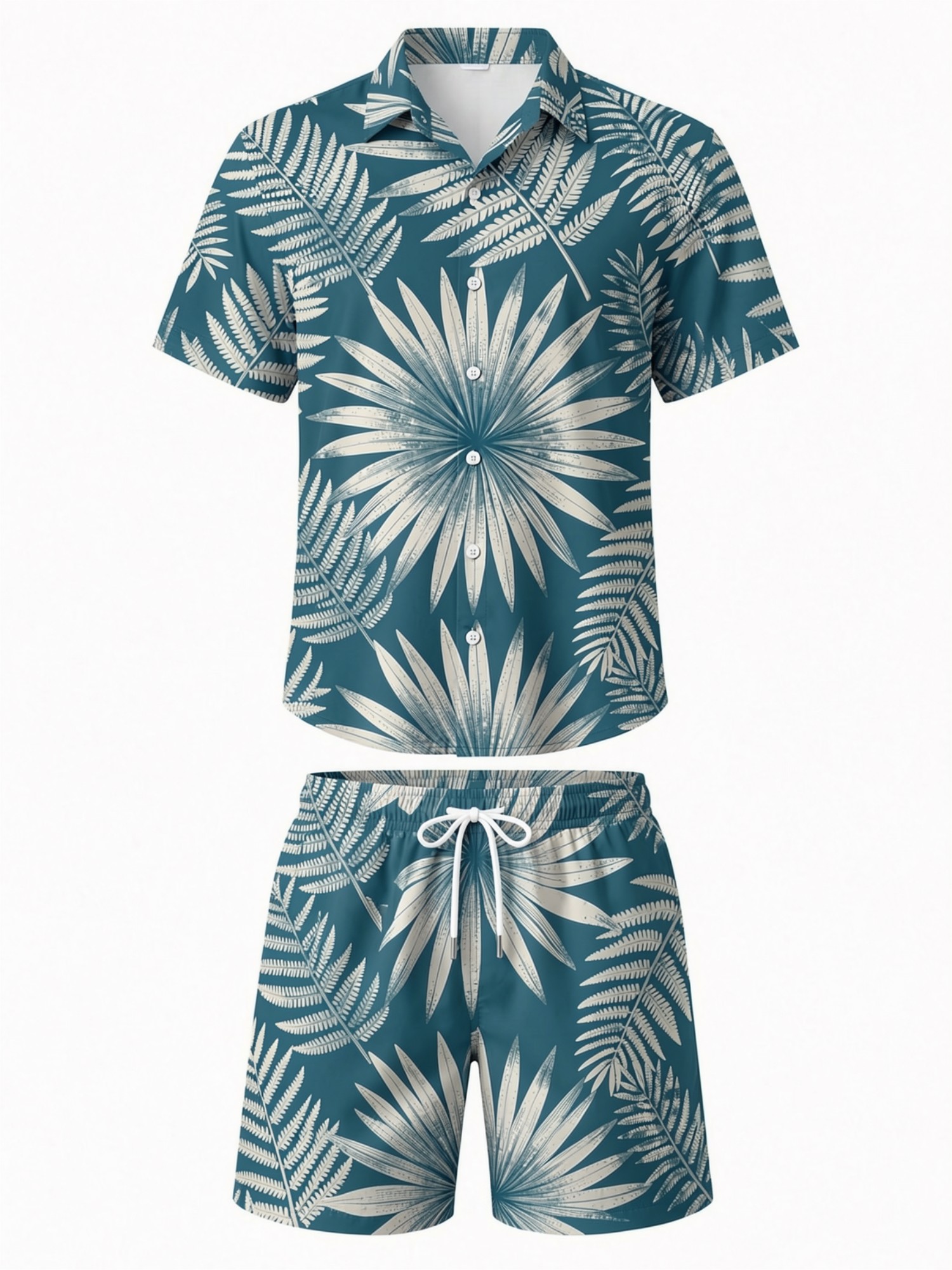 Mens Floral Short Sleeve Shirt - Printed Floral Shirt incelemesi ve fiyatı