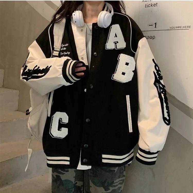Y2k Lamb Wool Bomber Jacket Fe - Varsity Jacket Wool incelemesi ve fiyatı