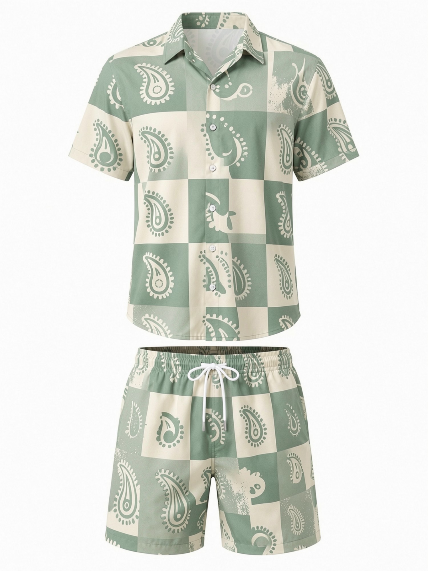 Mens Floral Short Sleeve Shirt - Printed Floral Shirt incelemesi ve fiyatı