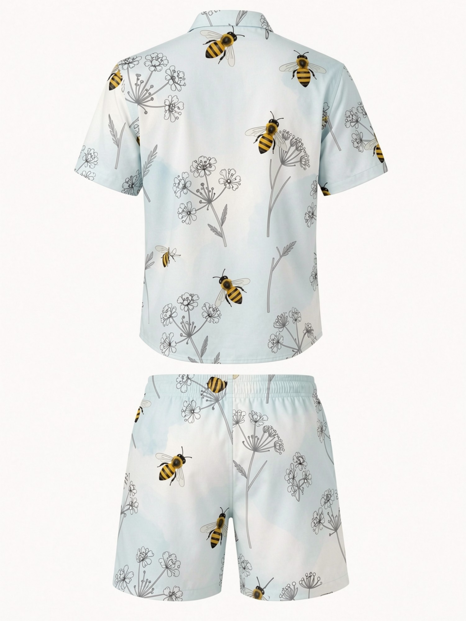Mens Floral Short Sleeve Shirt - Printed Floral Shirt incelemesi ve fiyatı
