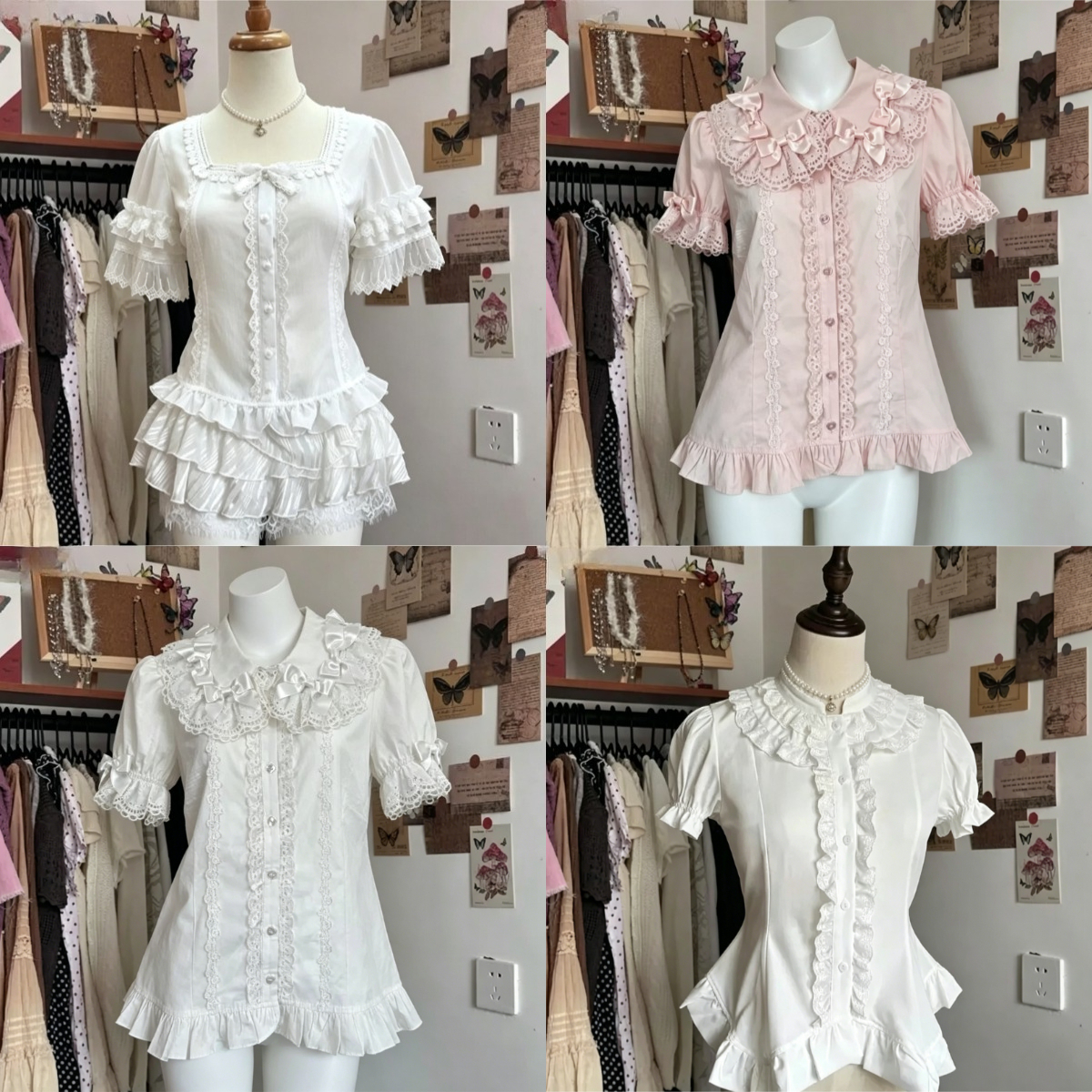 Elegant Y2K Vintage Lolita Sty - Vintage Fashion Style Female incelemesi ve fiyatı