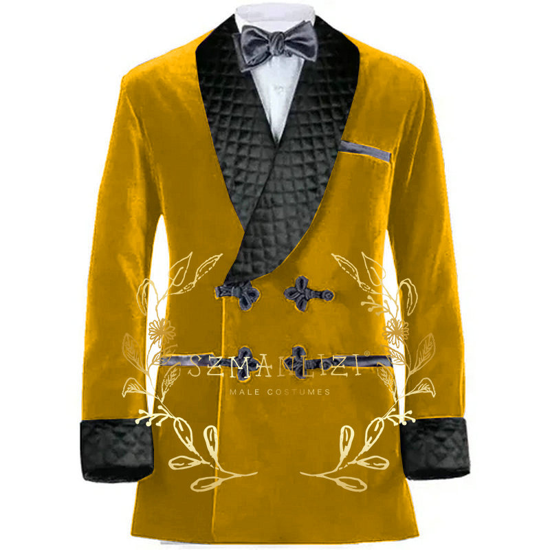 Double Breasted Purple Velvet  - Velvet Blazer Vintage incelemesi ve fiyatı