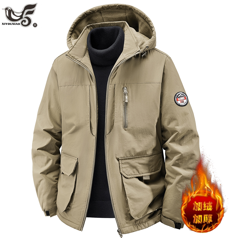 Plus Size 7XL 8XL Men Parkas T - Varsity Jacket Wool incelemesi ve fiyatı