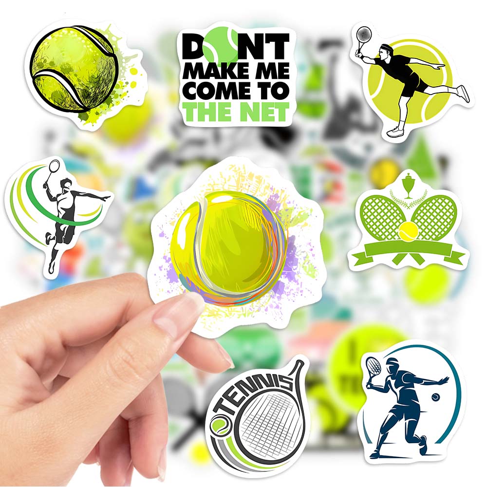 Tennis Theme Lovers Sticekrs D - Vintage Fashion Magazines incelemesi ve fiyatı