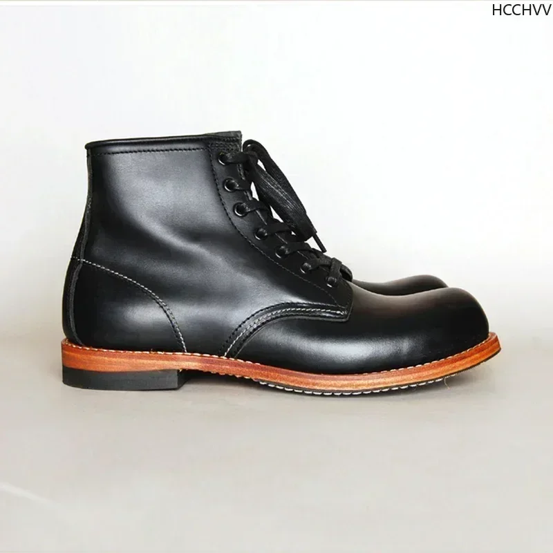 Vintage Men Goodyear-Welted Ge - Vintage Fashion Boots incelemesi ve fiyatı