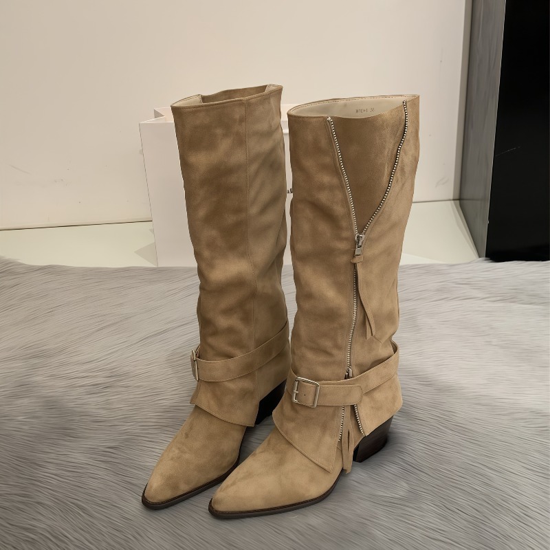 Women's Boots Vintage Suede Le - Vintage Fashion Boots incelemesi ve fiyatı