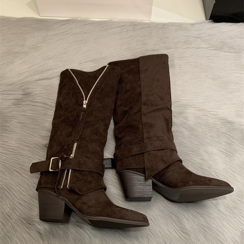 Women's Boots Vintage Suede Le - Vintage Fashion Boots incelemesi ve fiyatı