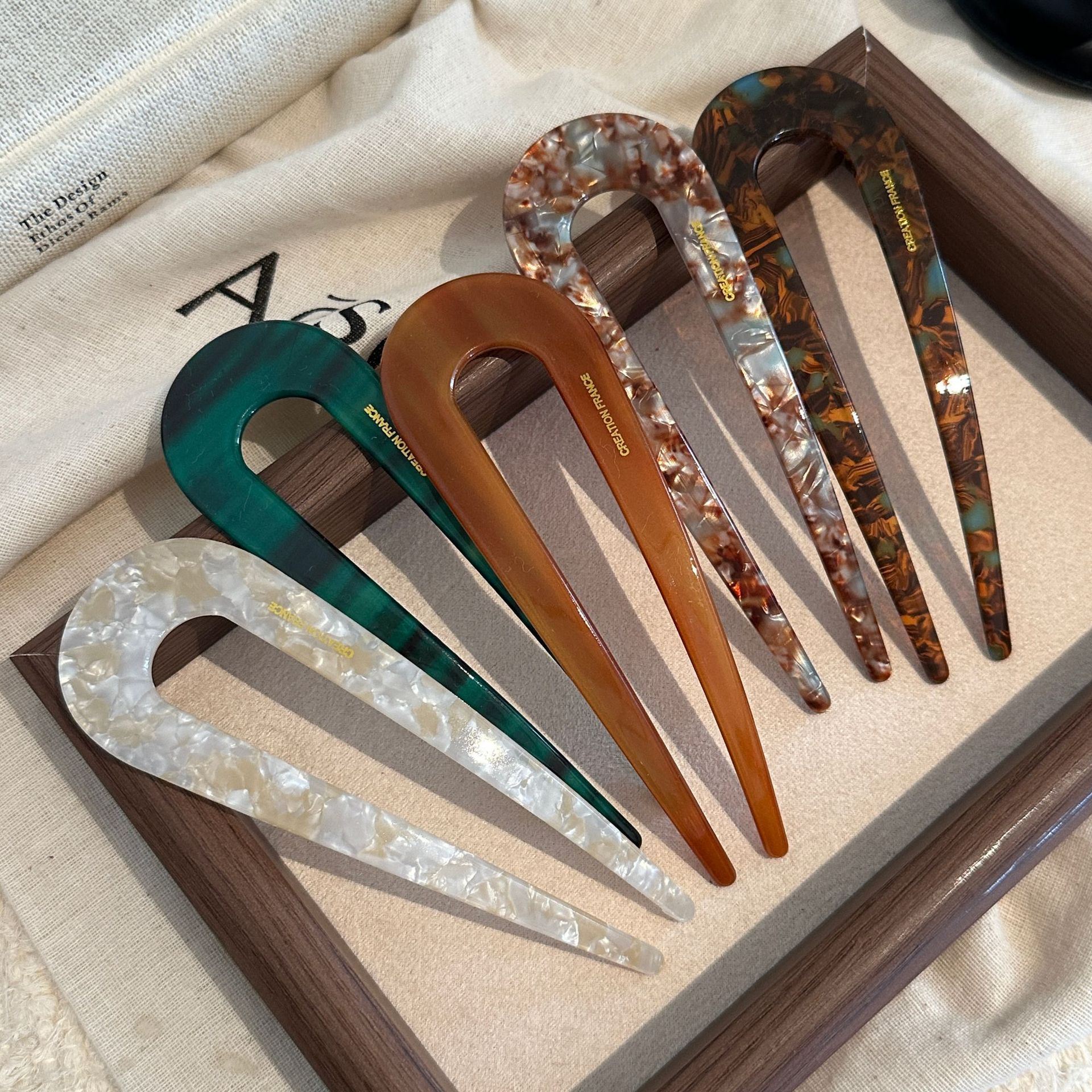 U-shaped Female Hairpin Fashio - Vintage Fashion Style Female incelemesi ve fiyatı