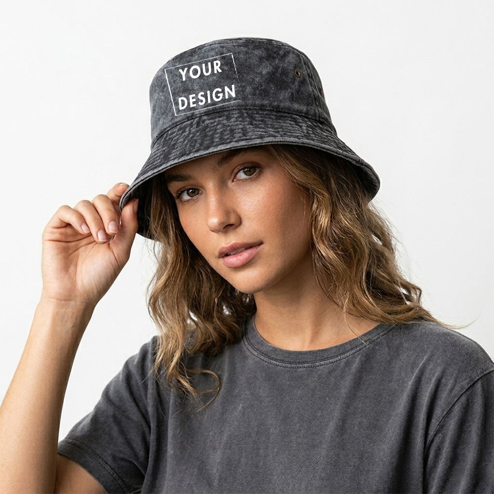 Custom Washed Vintage Bucket H - Vintage Fashion Designer incelemesi ve fiyatı