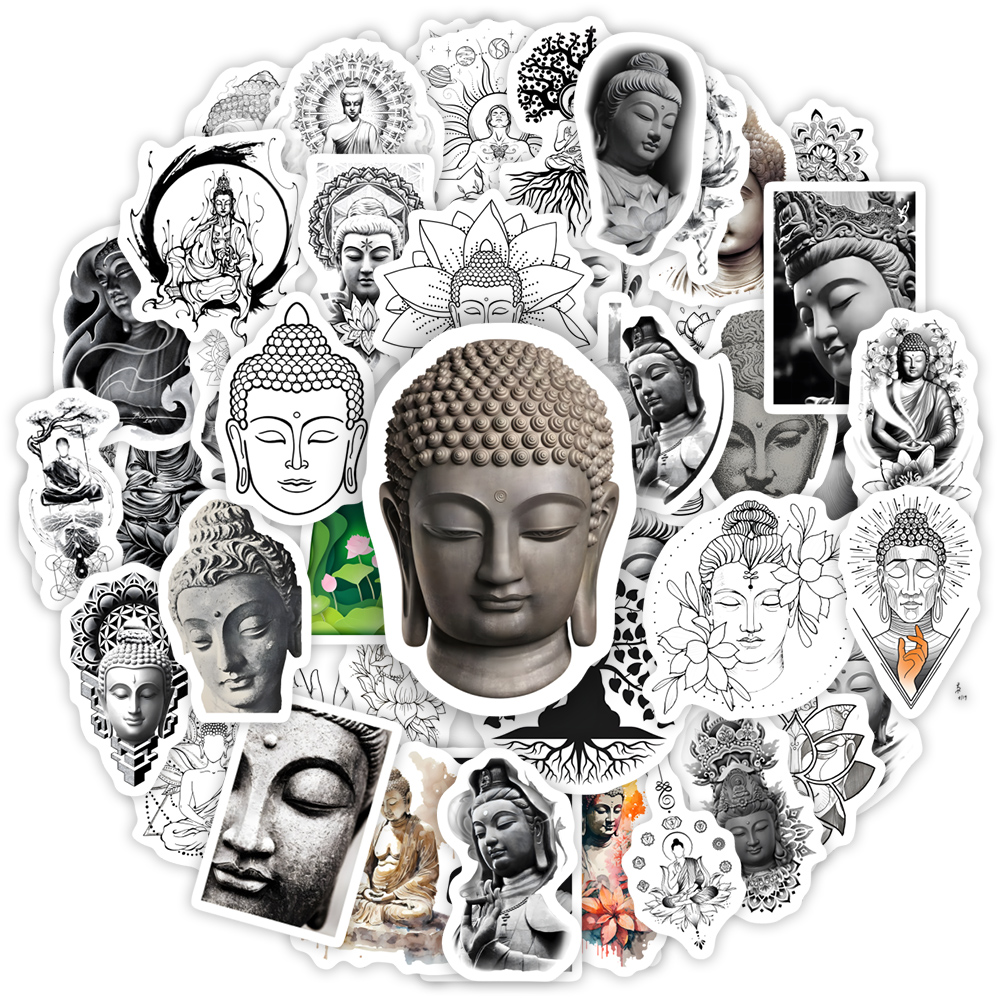Buddha Aesthetics Stickers Yog - Vintage Fashion Magazines incelemesi ve fiyatı