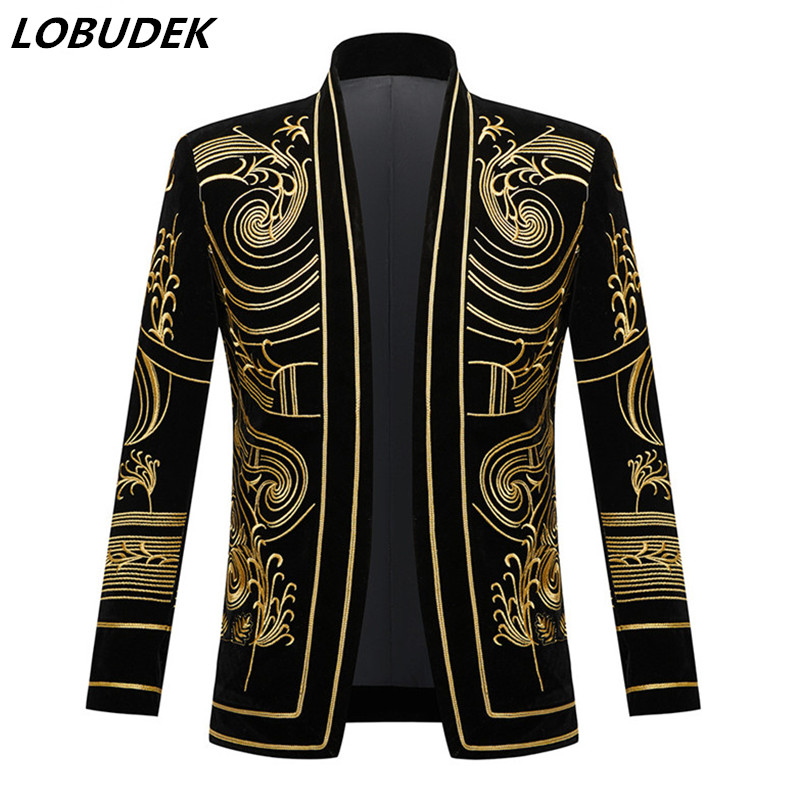 Men Vintage Velvet Embroidery  - Velvet Blazer Vintage incelemesi ve fiyatı