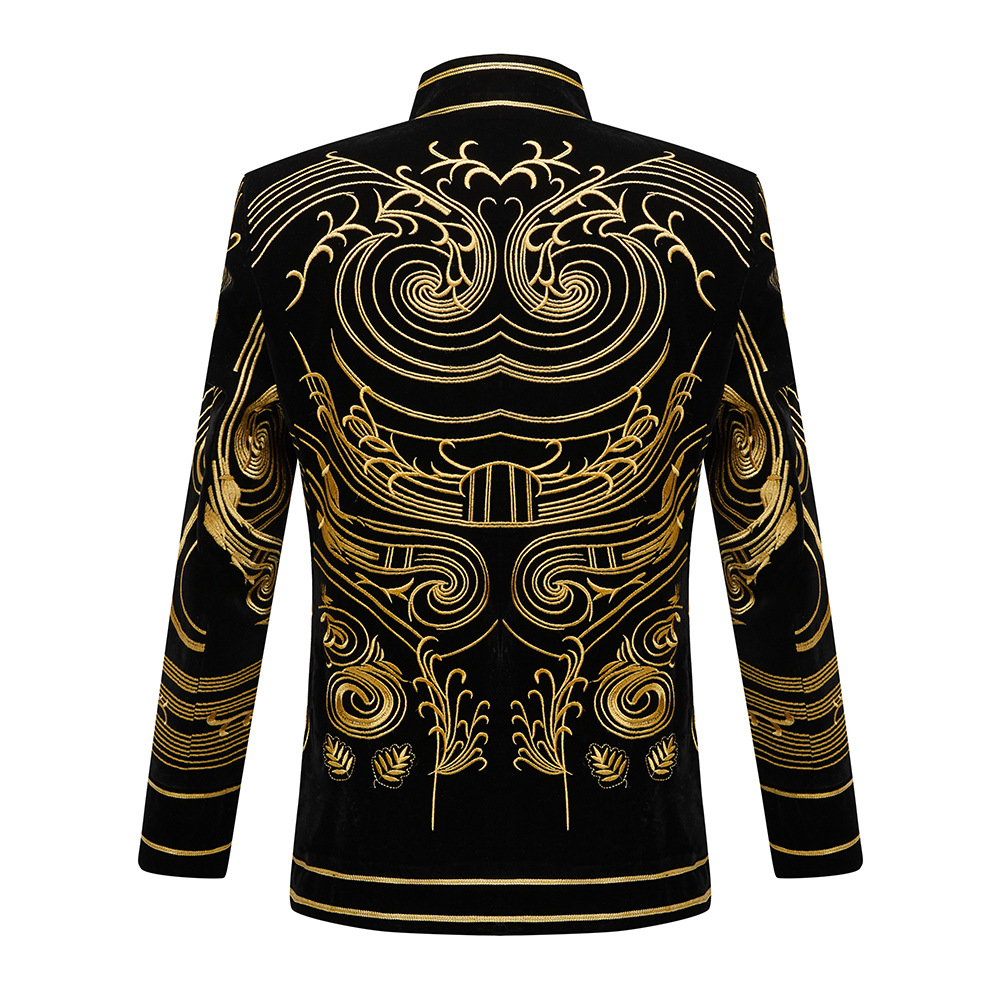 Men Vintage Velvet Embroidery  - Velvet Blazer Vintage incelemesi ve fiyatı