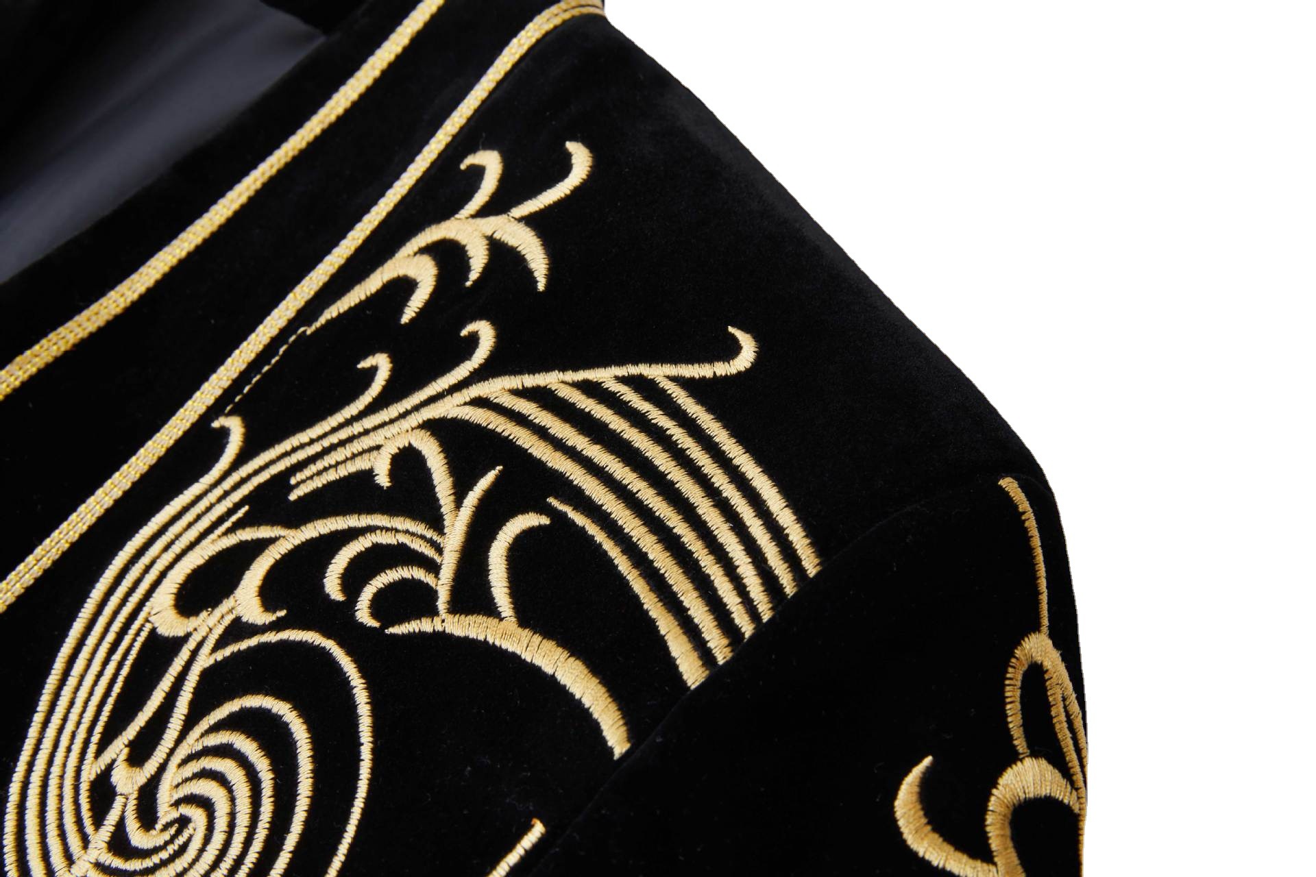 Men Vintage Velvet Embroidery  - Velvet Blazer Vintage incelemesi ve fiyatı