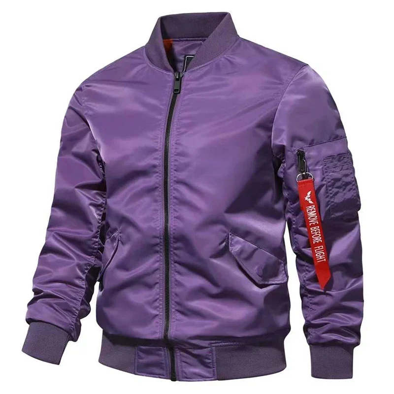 Bomber Jacket Men Winter Autum - Varsity Jacket Wool incelemesi ve fiyatı