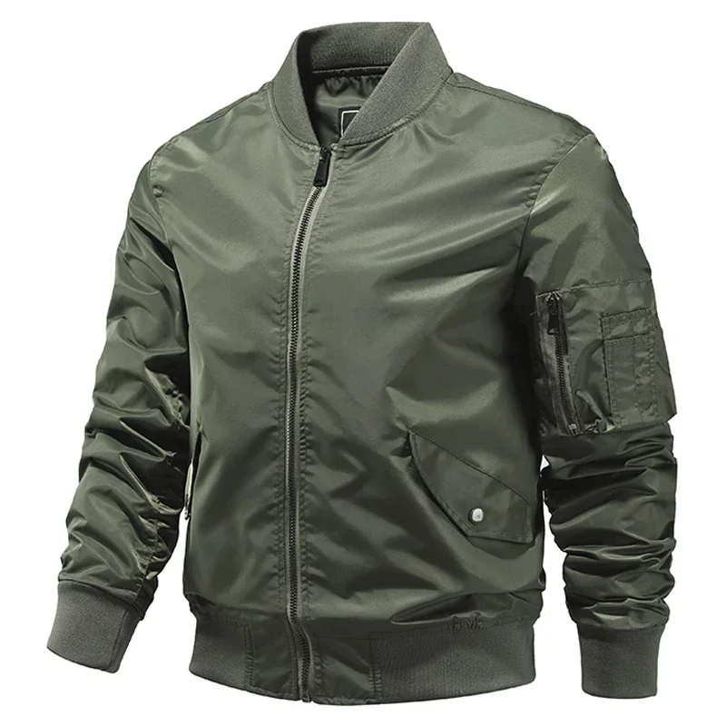Bomber Jacket Men Winter Autum - Varsity Jacket Wool incelemesi ve fiyatı